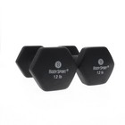 2 Dumbbells  Pair  Body Sport Premium Neoprene Dumbbell Weight-strength Training