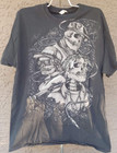 Hip Hop Rap Legends T-shirt Biggie Tupac Eazy-e Skulls Bones Vintage Graphic Xl