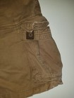 Nautica Cargo Shorts Vtg Khaki Heavy Belted Paratrooper 12  Mens Size 36