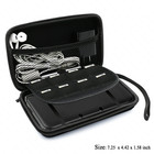 3ds Case  Eva Waterproof Hard Shield Protective Carrying Case With Detachable Ha