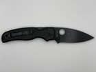 Spyderco Shaman C229 Black Folding Knives Factory Second New Read Description