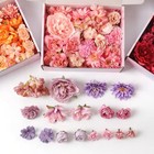 4cm Silk Rose Flower Heads 17pcs Artificial Diy Wedding Party Decor         