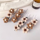 Clip Fashion Bangs Flocked Braided Barrettes Hairgrip Gift Hair Hairpins Women