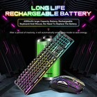 Wireless Ergonomic Gaming Keyboard And Mouse Set Rgb Backlit For Pc Laptop
