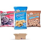 Grandma Cookies Mini Snack Variety Pack   Chocolate Brownie Cookies  Chocolate C