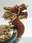 Vintage Chinese Feng Shui Wealth Dragon Tortoise Turtle Beast Figurine
