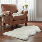 Genuine Sheepskin Rug - Fluffy Soft Pile Shaggy Rug - 100  New Zealand Fur - Cha