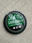 Jeep High Mileage Badge With New Bezel   Any Mileage 100k - 500k   3 25 Inch