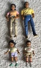 1999 Fisher Price Loving Family Talk N Travel Mini Van Plus 4 Family Figures