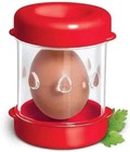 Negg Red Boiled Egg Peeler     Easy Egg Shell Remover Kitchen Tool