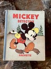 Disney Mickey Mouse Detective Illustrated Book 1933  mickey D  tective   French