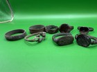 Lot Of 8 Ancient Byzantine   Other Medieval European Bronze Rings Lot 12