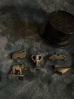Monopoly 60th Anniversary Edition - All 8 Tokens And Hat - Replacement Parts