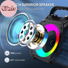 Karaoke Machine  Portable Bluetooth Speaker With 3 Wireless Microphones For Adul