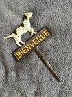 Antique French Cast Iron English Pointer Garden  Decor Circa 1900-10