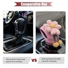 5 11 X 3 3 Inch Floral Gear Shift handbrake Cover  Pink yellow