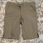 French Toast Girls Bermuda Shorts Size 12 Khaki  Adjustable Waist Stretch Nwt