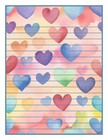 25 Sheets Decorative Paper Letter Writing Paper Color Stationery - Cute  04