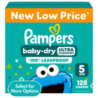 New Pampers Baby Dry Diapers Size 5  128 Count  select For More Options Freeship