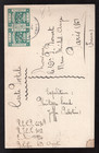 Palestine 1920 Eef Egyptian Expeditionary Force 2mil Pair On Postcard To France