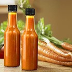Hot Sauce Bottles With Black Caps 16 Pack 5 Oz Empty Glass Bottles Woozy Bottle 