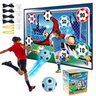 Soccer Ball Game Set For Kids  Indoor Outdoor Backyard Toss Soccer Goal Game    