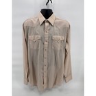 Vtg Panhandle Slim Western Shirt Mens 16 5 X 38 Pearl Snap Made In Usa Striped