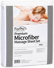 Premium Microfiber 3-piece Massage Sheet Set  White  Ultra-light  Stain  And Wri