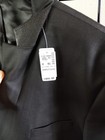 Jos A Bank Signature Mens Tux Jacket Blazer Coat Black Satin Lapel - 48r