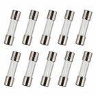 10pcs 6a 5x20mm Slow Blow Glass Tube Fuse 6 Amp