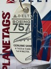 Motoart Planetags Delta Air Lines Boeing 757 White blue Lettering   Flag Soldout