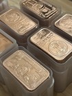 Lot Of 100   1 Oz  Copper Bullion Bars  999 Fine 5 Full Tubes         Nice Mix        
