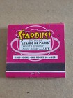 Stardust Hotel   Golf Club Lido De Paris Las Vegas Nevada  1950 s Matchbook