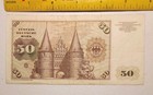1980 West Germany 50 Deutsche Mark Note  Pick 33d  hans Urmiller Portrait 