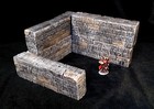 Brick Walls Modular Wargame Terrain Rpg Dungeons And Dragons Scenery 25mm 28mm