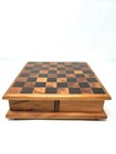 Wooden Chess Board Traditional Handmade Chess Set With Storage Board - Thuya Ess