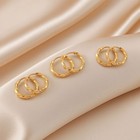 Surgical Steel Small Round Huggie Hoop Earrings For Women Trendy Jewelry Gift
