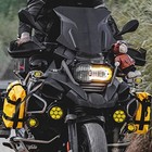 Motorcycle Bumpers Bag Waterproof Motor Crash Bar Bag With Shoulder Black