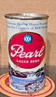 1962 Pearl Aluminum Soft Top Steel Flat Top Beer Can Pearl Brwg St Joseph Mo