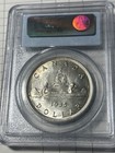 Canada 1935 Dollar Silver Coin  Pcgs Ms63