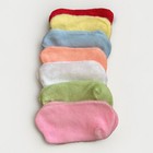 Vtg Fuzzy Bootie Socks 7 Pack  Lot Multicolor Soft Booties Footys 80s 9 0s Nos