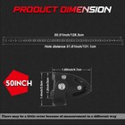 For Can-am Maverick X3 Roof 6d 50   7  Led Light Bar 4  Dual Color Pods Wire Kit