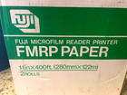 Box Of Two Rolls Of Fuji Microfilm Reader Printer Fmrp Paper  11  X 400  Thermal