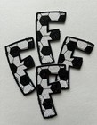 Bling Crystal Rhinestone Patch Custom Iron On Glitter Heat Transfer For Apparel