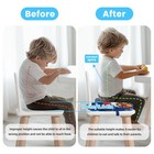 Wooshwa Toddler Booster Seat For Dining Table  4  Kids Blue Racing Car 