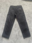 Dickies Duck Canvas Men s 33x32 Black Relaxed Fit Carpenter Pants 1939rms