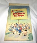 Rare 1938 Walt Disney s Silly Symphony Calendar Complete With Cover Envelope Exc