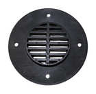 2-1 2  Black Boat Floor Drain And Vent Cover For Marine Applications