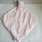 Angel Dear Pink Bear Security Blanket Baby Lovie Blankiet 13 X 13 Nwt