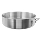 New 24 Qt Heavy Duty Aluminum Brazier Pot Commercial Restaurant Cookware